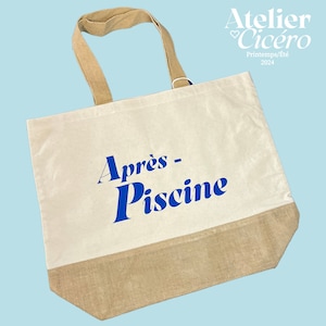 Tote Bag "After the Pool" Strandtasche, XXL