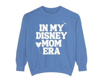 Disney Mom Era Comfort Colors Garment-Dyed Sweatshirt