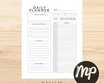 Daily Printable Planner