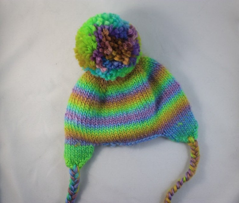 baby toques with pom pom