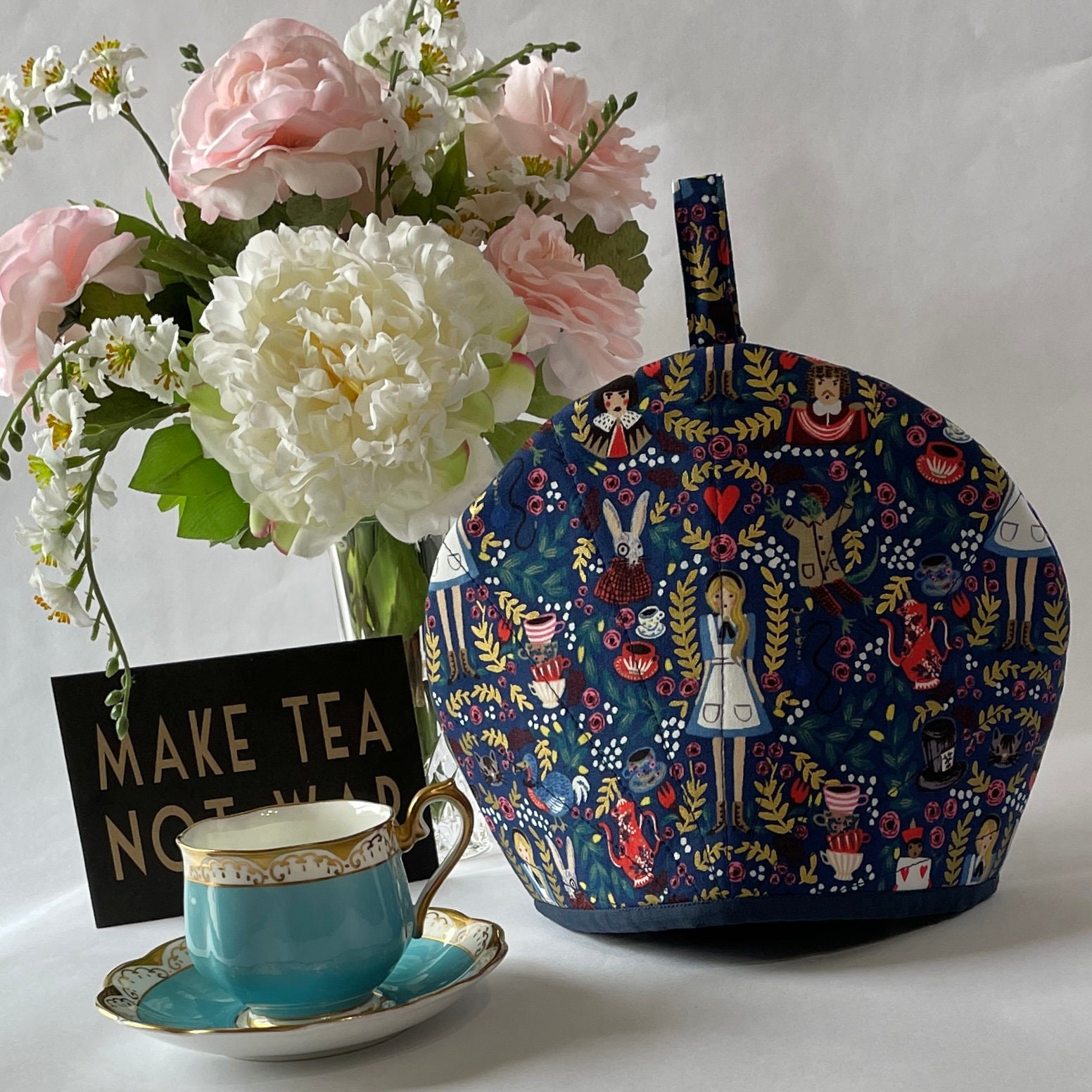 Small Tea Cozy Rifle Paper Co WONDERLAND Insulated Tea Cozy Etsy