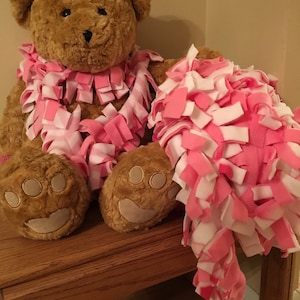 Breast Cancer Fleece Scarves