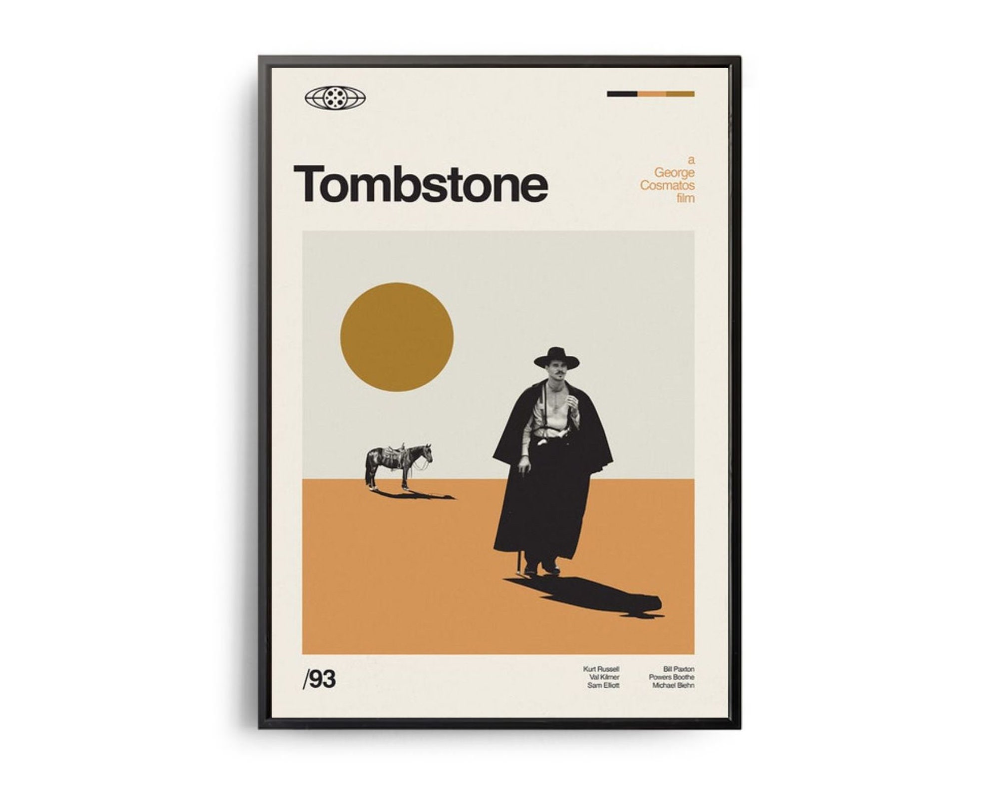 Discover TOMBSTONE Doc Holliday retromodern, vintage inspired Poster
