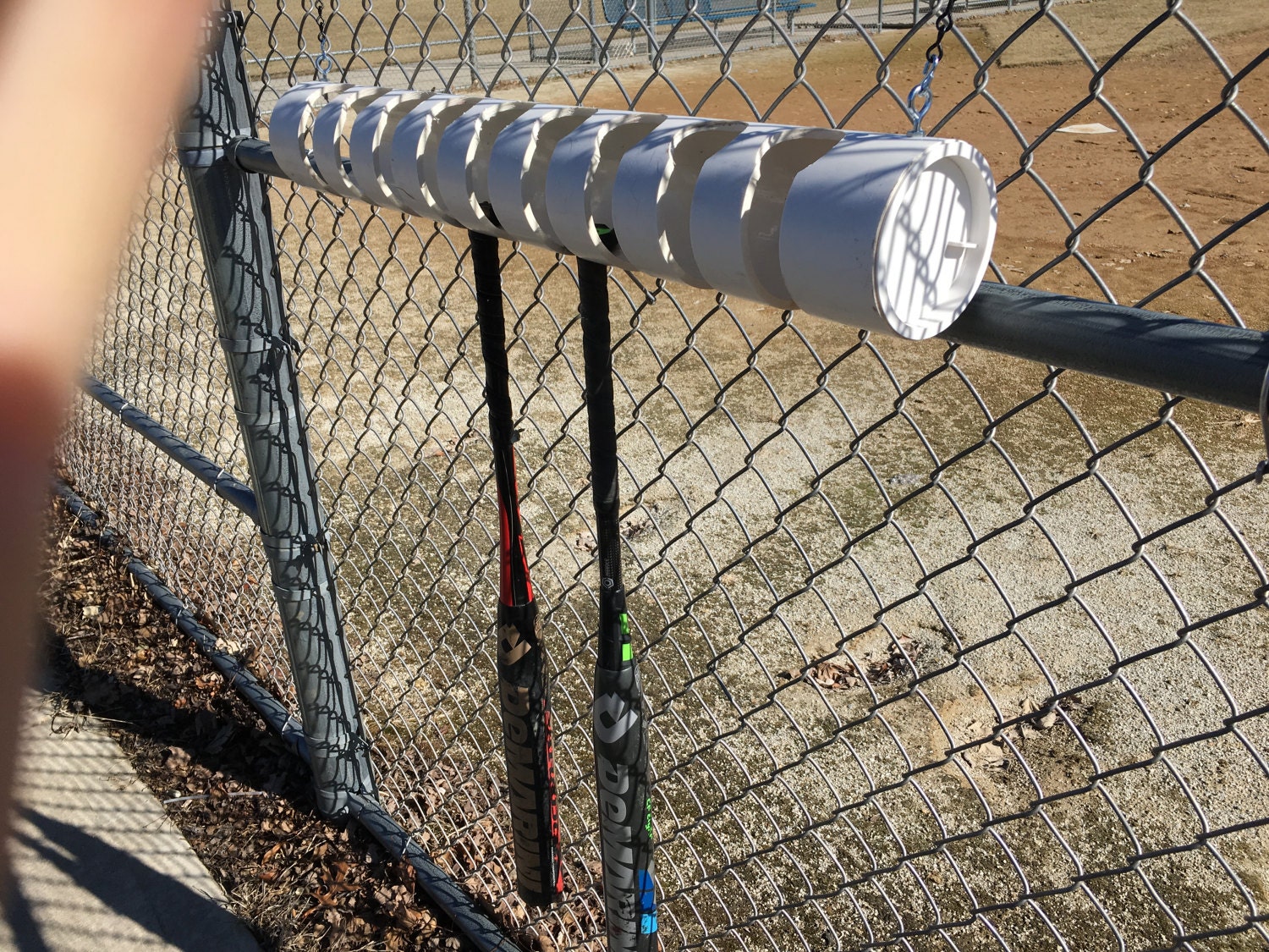 Présentoir Mural Pour Batte De Baseball – 11 Emplacements – Fait Maison, Style Rustique