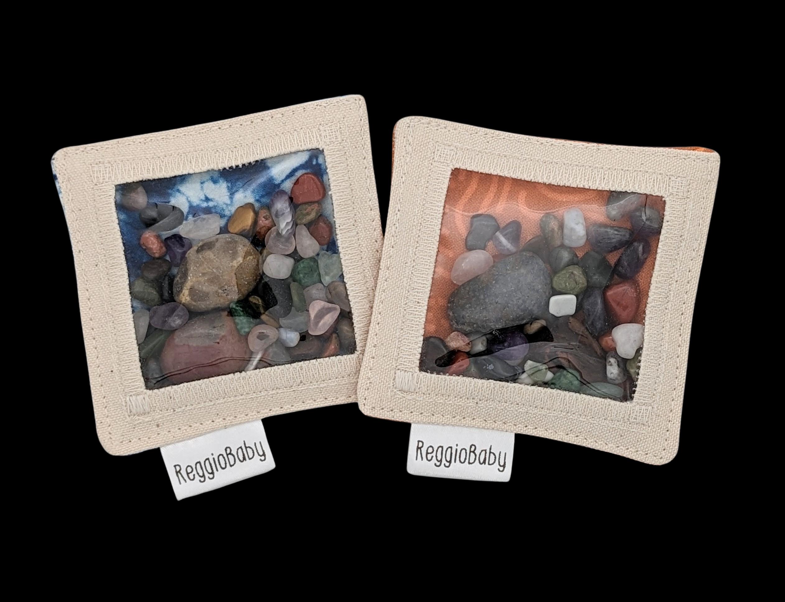 Mini Sensory Toy with Natural Gemstones for Young Children, Sensory Needs, Reggio Emilia Inspired