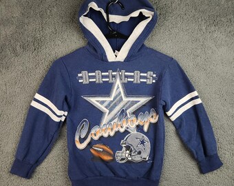 Vintage Dallas Cowboys 1993 NFL Football Hoodie Sweatshirt Youth Small 6-8 USA