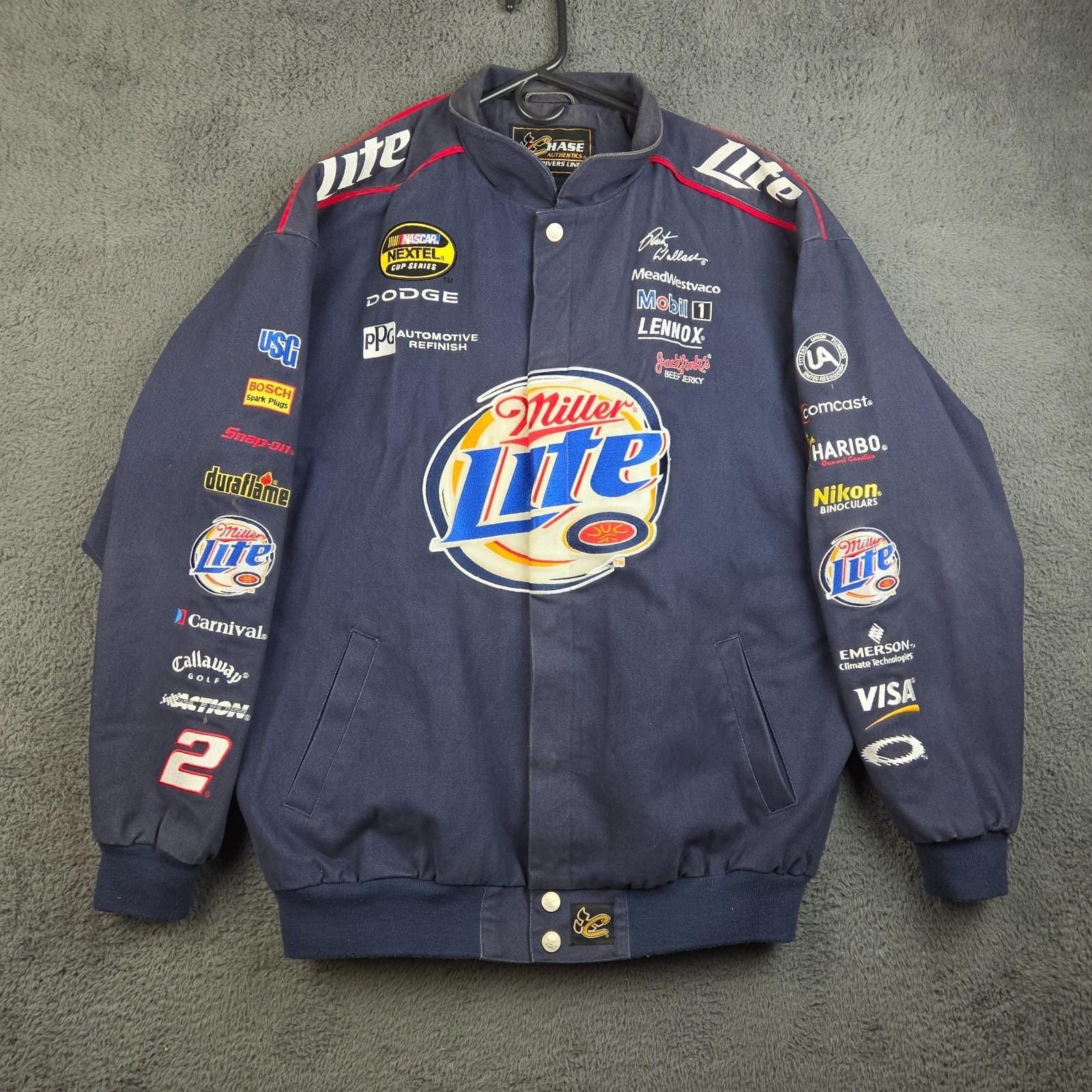 Miller Lite Nascar Jacket - Etsy