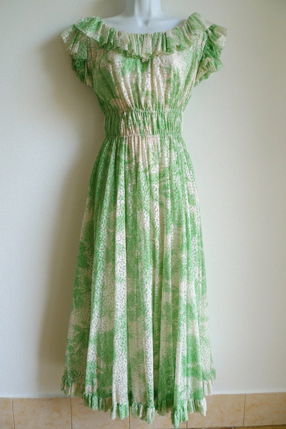 Grès Boutique 70s summer dress