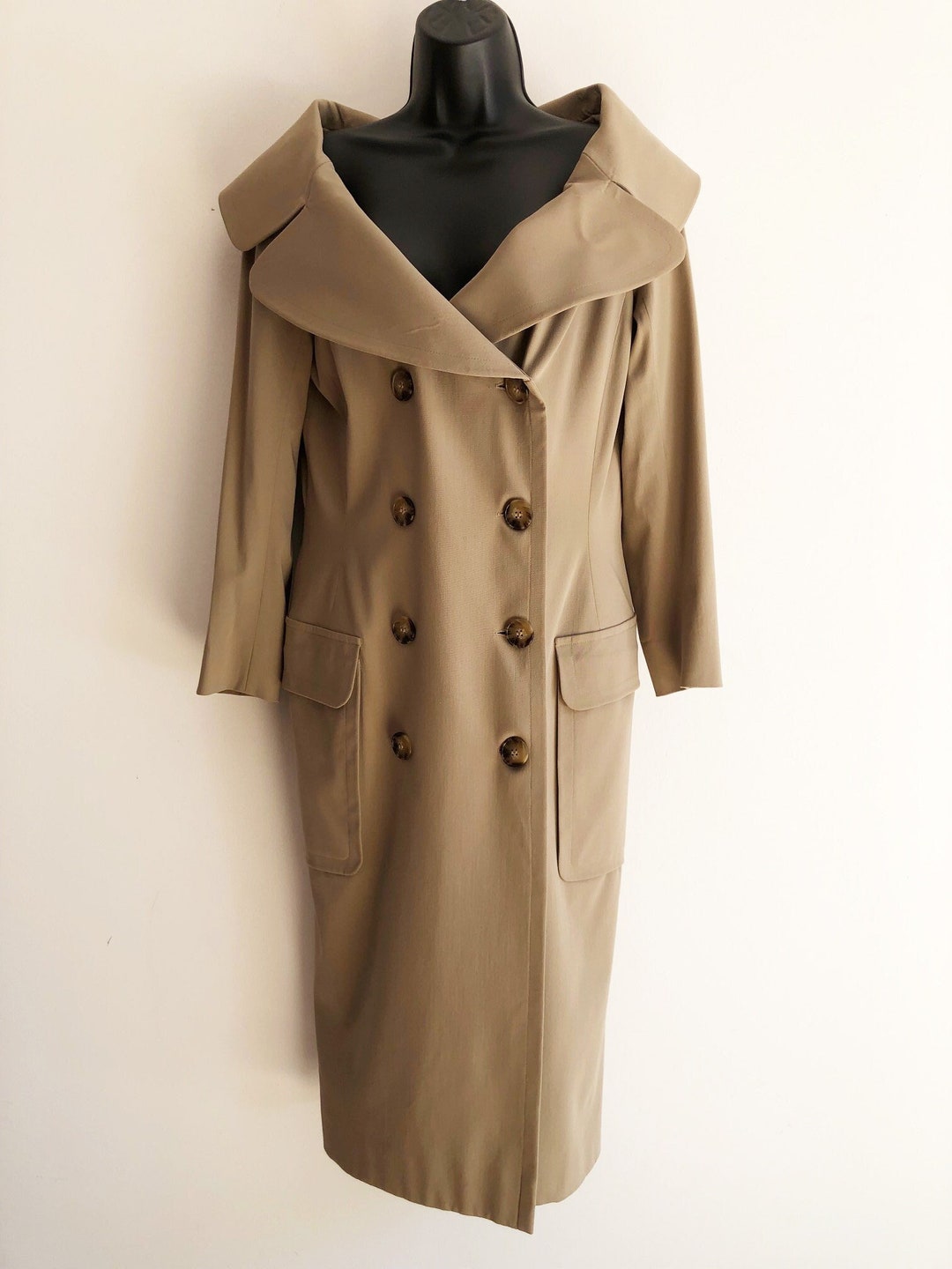 Jean Paul Gaultier Haute Couture 2002 Trench Coat With Wide 