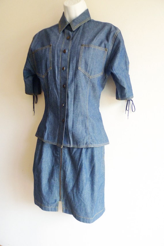 lightweight denim dress