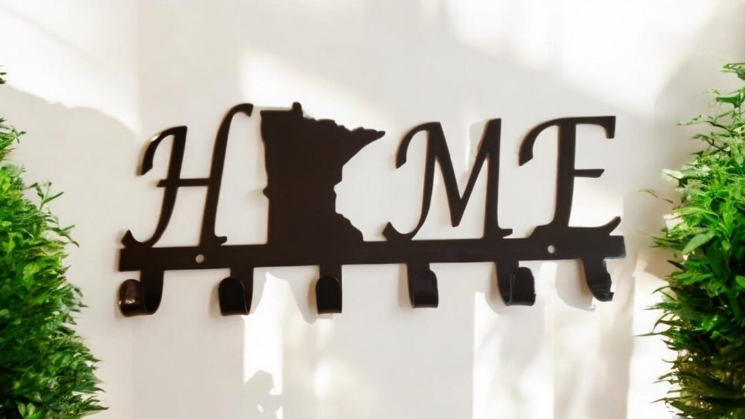 Key Holder Custom Made With the State of Minnesota - Etsy
