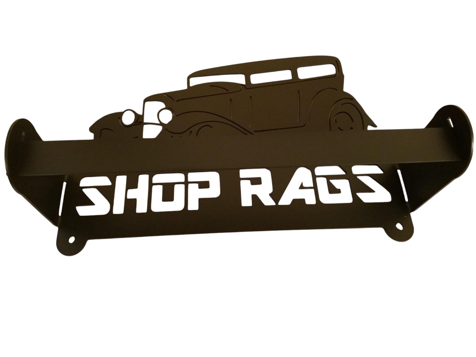 Plasma Cut Metal Hotrod Shop Rag Holder - Etsy