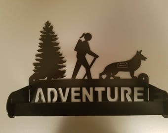 Adventure paper towel holder