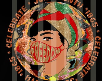 JUNETEENTH BLACK HIStoRY PACCHETTO PNG ~ LA LIBERTÀ NON È MAI STATA GRATIS