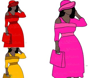 Walked into Easter Garden melanin sister perfect for a Dye sublimation