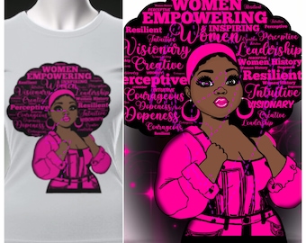 Women Empowering and Inspiring Women COLORFUL HUGE PnG BUNDLE