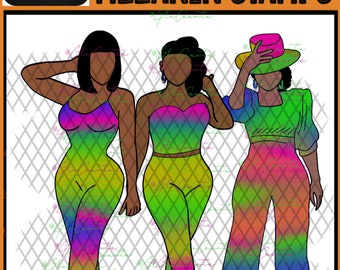Procreate stamps for melanin sister queens create and color so easy
