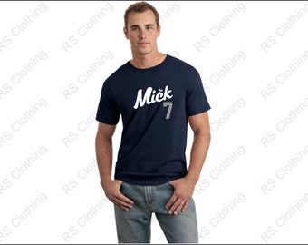 Mickey Mantle The Mick 7 New York Distressed Tee