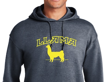 Phish Llama Hoody Trey Anastasio Heather Navy Concert Hoodie