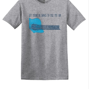 Let there Be Songs To Fill The Air Grateful Dead Ripple Distressed TEE