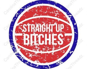 Horace Grant Straight up Bitches Distressed Chicago Heather Blue Tee