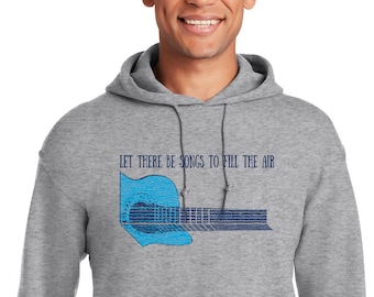 Let there Be Songs To Fill The Air Grateful Dead Ripple Distressed Hoody