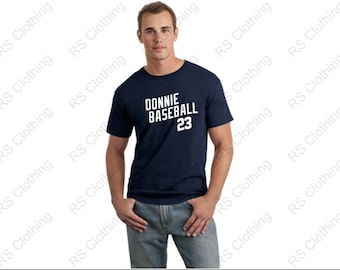 Don Mattingly Donnie Baseball New York Distressed Tee