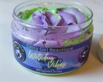 Halloween whipped soap, soap, halloween treat,
