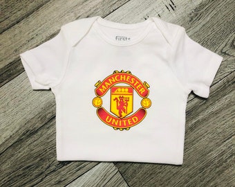 Liverpool football bodysuit hat bib free dummy clip set Baby Red Soccer Team