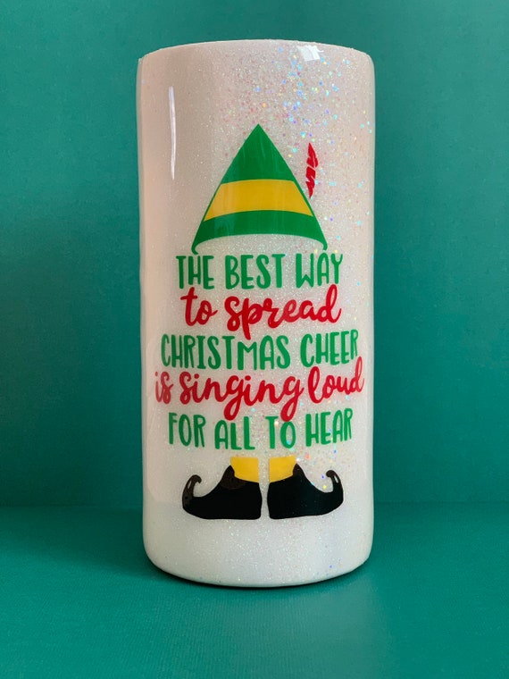 Elf Tumbler Christmas Tumbler Custom Tumbler Glitter Tumbler Christmas  Movie Tumbler Christmas Glitter Tumbler Christmas Gift 