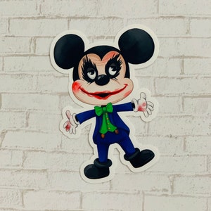Mickey, Mickey Sticker, Disneyland, Disney Sticker, Halloween, Halloween Sticker, Waterproof Sticker, Laptop Sticker, Best Seller, Funny
