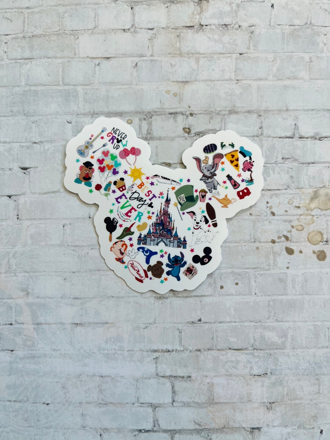 Disney Sticker Photo Sticker, Disney, Disney Sticker, Waterproof Sticker, Best Seller ...