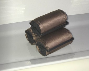 Satin hair rollers (6) jumbo