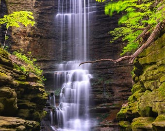 Lake Falls | Matthiessen State Park | Utica, IL Illinois.