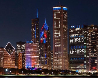 Chicago Cubs skyline - Fine art print