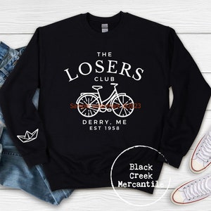 Losers Club Inspired Graphic Crew Neck Sweatshirt Halloween Great Gift