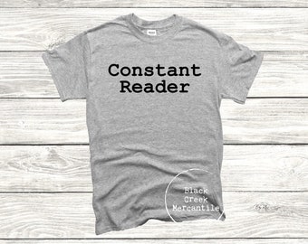 Stephen King Constant Reader Graphic Tee