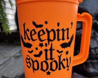 34oz Retro Trucker Mega Size Mug Halloween Mug Hot Cold