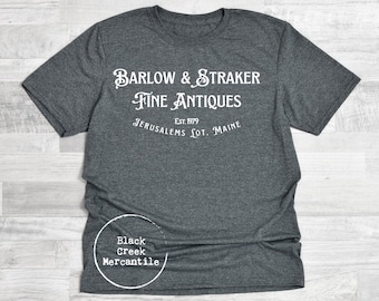 Stephen King Inspired Salem&#39;s Lot Barlow & Straker Graphic Tee