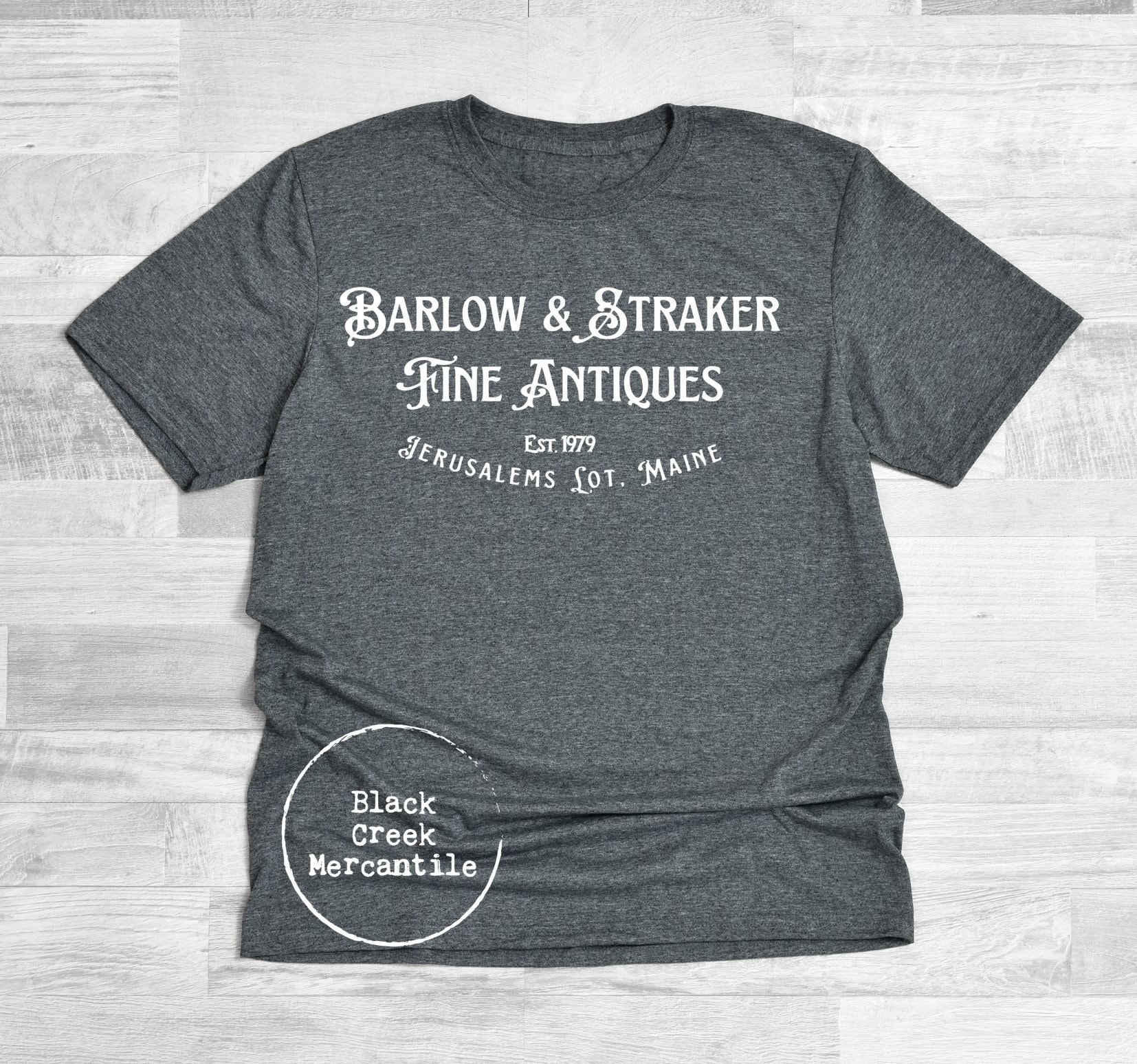 Camiseta gráfica de Barlow y Straker de Salem's Lot inspirada en Stephen King