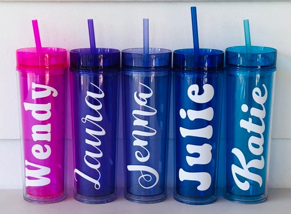 16oz Maars Skinny Acrylic Tumbler Personalized CLOSEOUT PRICING 