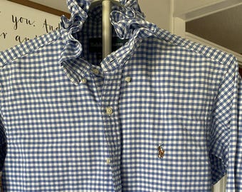 ReLoved Ruffle Collar Shirts • Many colors to choose from!