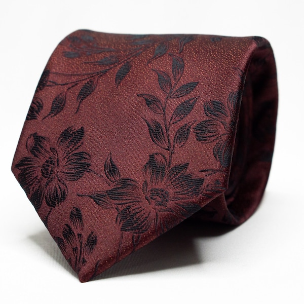 mens burgundy tie set