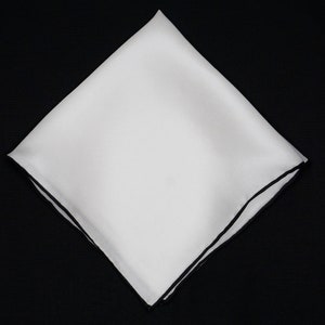 Weiß Seide Einstecktuch Herren Hochzeit Einstecktuch Anzug Bräutigam Einstecktuch Weiß Taschentuch Bräutigam Anzug Einstecktuch Herren Einstecktuch