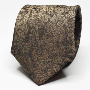 Tan Blumen Krawatte Herren Krawatte Beige Krawatte Trauzeugen Rustikale Hochzeitskrawatte Bräutigam Sand Krawatte Hochzeitsfeier Krawatte Krawatte Braun Krawatte für Männer