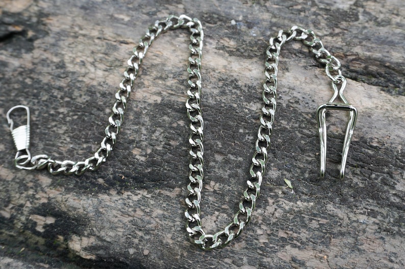 Silver Suit Vest Chain Pocket Watch Chain Suit Accessories Etsy