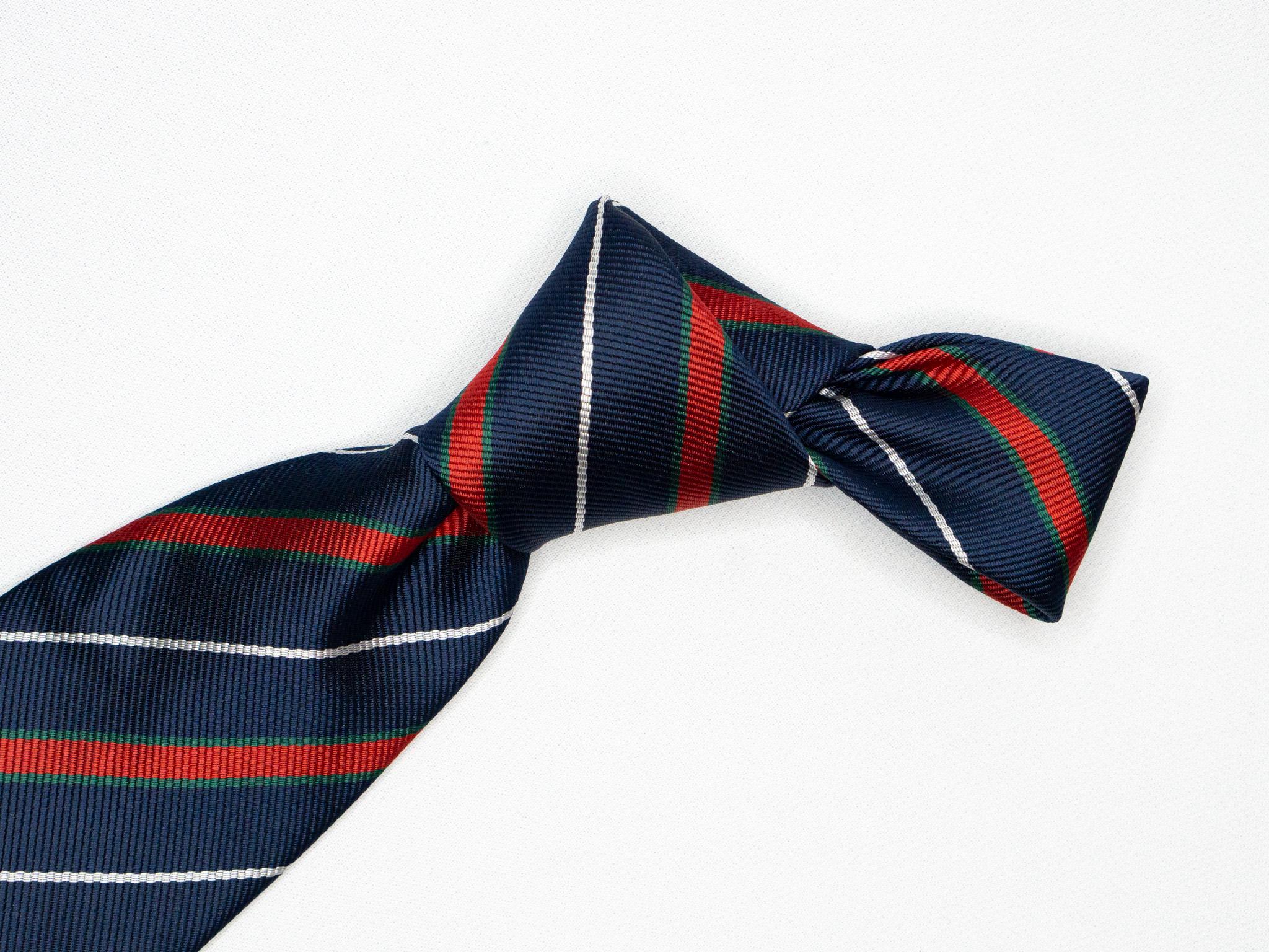 Da Uomo D'affari Con Disegno A Righe Rosso Blu Navy Bianco 8932 - Foto 6