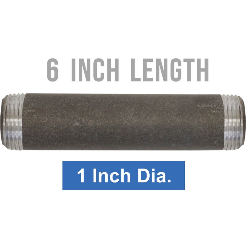 Industrial 6 Pipe Hardware 1 Inch Dia Etsy