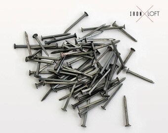 Black Cut Nails for String Art and DIY Projects - Pack of 75