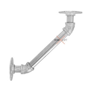 Industrial Pipe Corbel Bracket Kit - 3/4 Inch Pipe